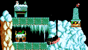 Overview: Holiday Lemmings 1994, Amiga, Hail, 2 - Break On Through